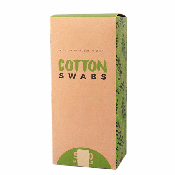 Biodegradable Bamboo Stick Cotton Swabs 500 Count in Paper Drawer Box - Image 9