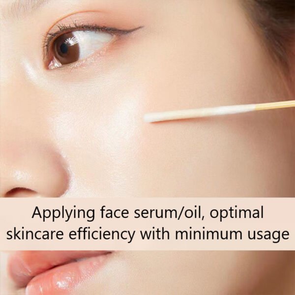 Cosmetic Cotton Swabs for Applying Face Serum (30/60pcs per pack) - Image 2
