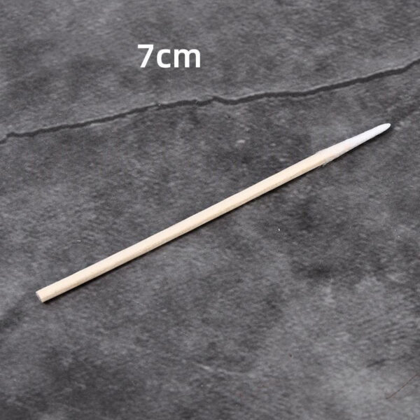 Microblading Cotton Swabs Pointed Tip Wooden Stick Cotton Swabs 3inch 4inch 100pcs/bag Tattoo Permanent Supplies - Image 5