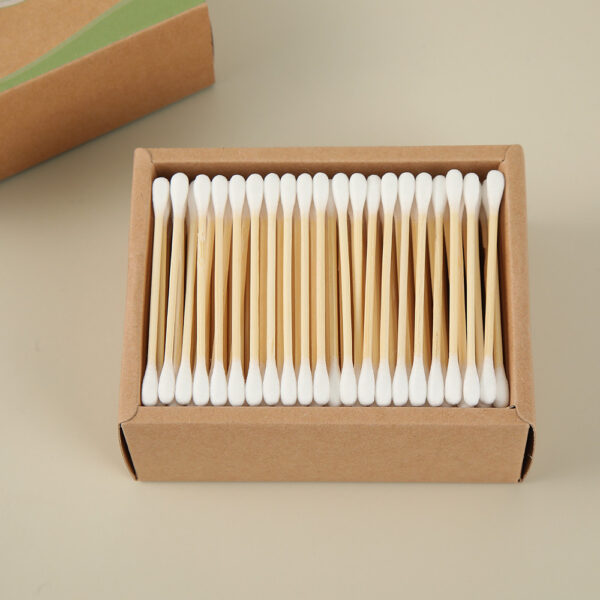 Custom Cardboard Drawer Box Bamboo Cotton Swabs (100/200 Count) - Image 4