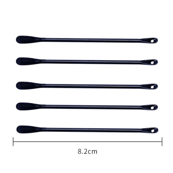 Individual Packaging Blackhead Remover Pimple Popping Black Cotton Swabs 50pcs/pack - Image 5