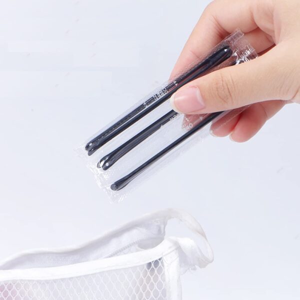 Individual Packaging Blackhead Remover Pimple Popping Black Cotton Swabs 50pcs/pack - Image 8