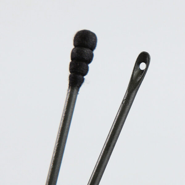 Individual Packaging Blackhead Remover Pimple Popping Black Cotton Swabs 50pcs/pack - Image 2
