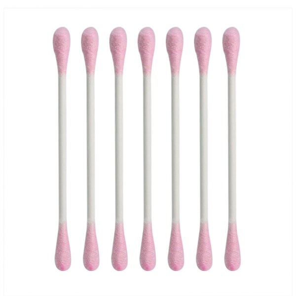 Pink Tip Paper Stick Cotton Swabs 200 Count - Image 2