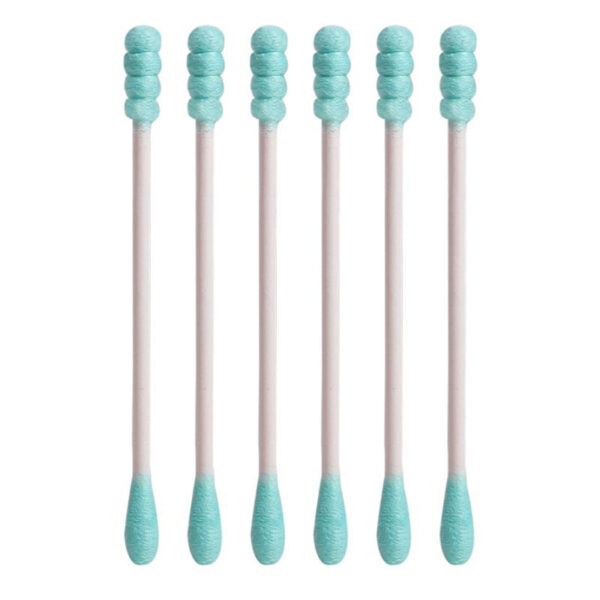 Cyan Spiral Tip Paper Stick Cotton Swabs 200 Count - Image 2