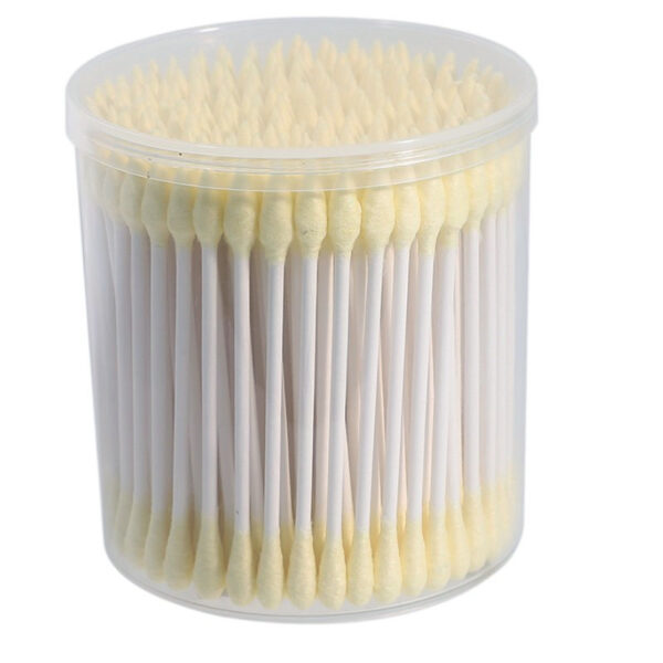 Spiral/Pointed Yellow Tip Paper Stick Cotton Swabs 200 Count - Image 4