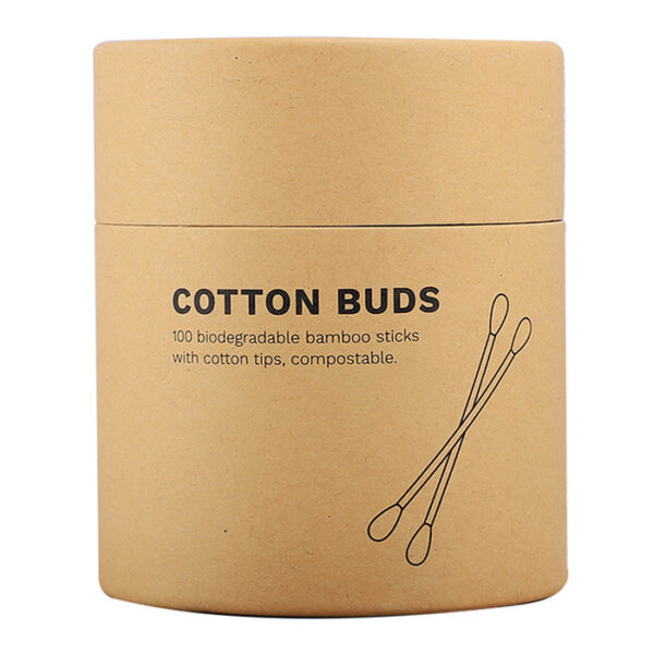 Custom Paper Canister Bamboo Stick Cotton Swabs 200 Count - Image 6