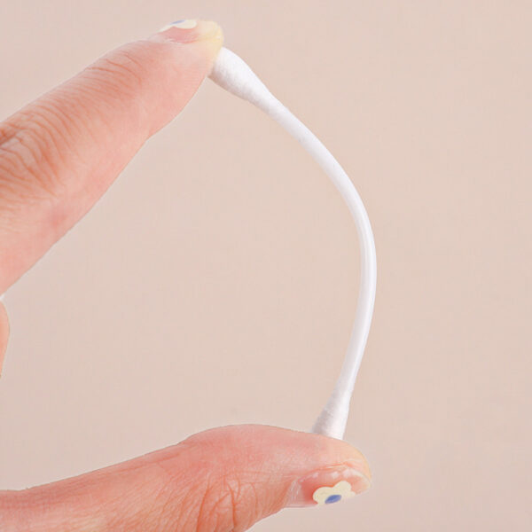Plastic Stick Cotton Swabs 100 Count in Portable Plastic Canister for Travel/Hotel - Image 11