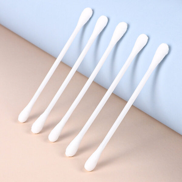 Plastic Stick Cotton Swabs 100 Count in Portable Plastic Canister for Travel/Hotel - Image 12