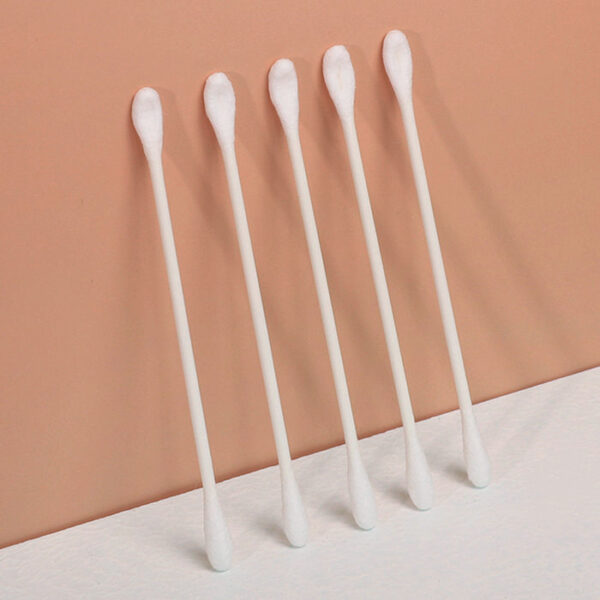 Paper Stick Spiral + Ear Spoon Tip Baby Cotton Swabs 200/400 Count in Plastic Box - Image 6