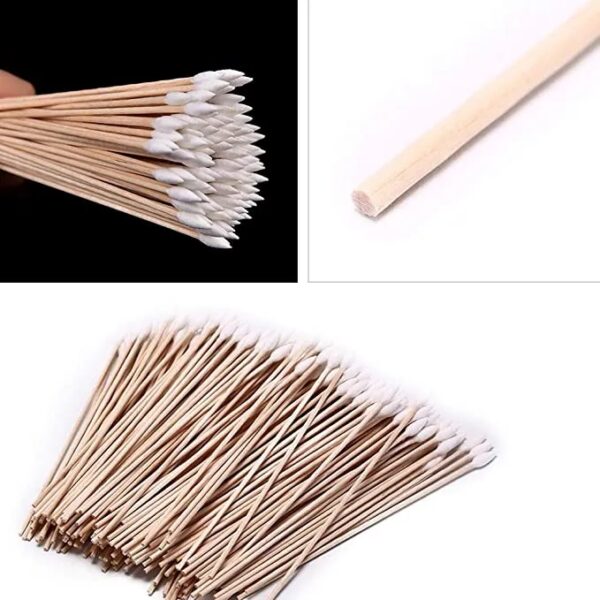 6 inch Pointed Tip Wooden Stick Cotton Tipped Applicator - Image 8
