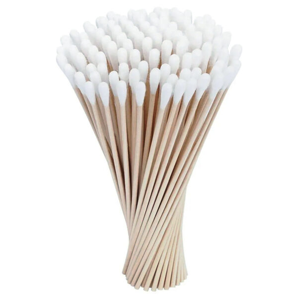 6 inch Round Tip Cotton Tipped Applicator 100 Count in Zip Bag - Image 4