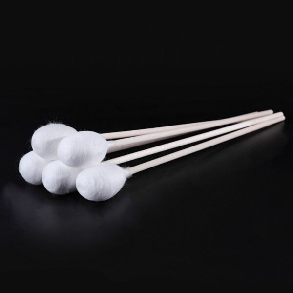Big Tip 8inch 22cm Long Wooden Stick Cotton Tipped Applicator 50pcs/pack (Tip Size 15mm/20mm) - Image 4