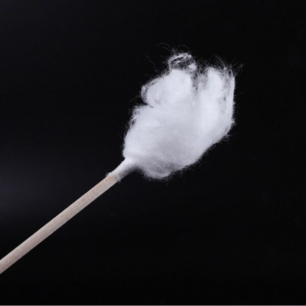 Big Tip 8inch 22cm Long Wooden Stick Cotton Tipped Applicator 50pcs/pack (Tip Size 15mm/20mm) - Image 3
