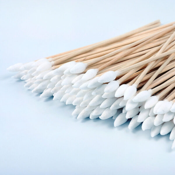 6 inch Pointed Tip Wooden Stick Cotton Tipped Applicator - Image 7