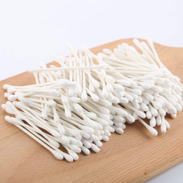 Custom Lable Sticker Zip Bag Paper Stick Cotton Swabs 100/200/300 Count - Image 8