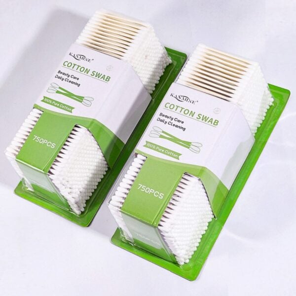 300/500/750 Count in Blister Card Packaging Paper Stick Cotton Swabs - Image 4