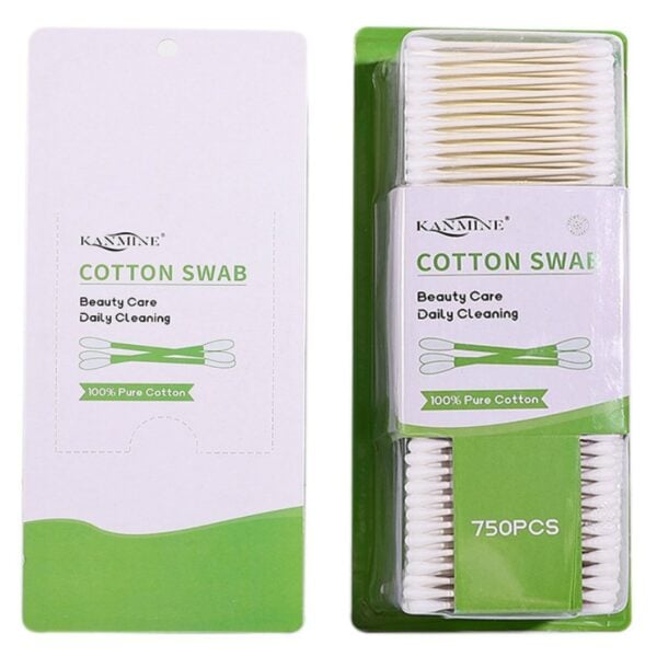 300/500/750 Count in Blister Card Packaging Paper Stick Cotton Swabs - Image 3