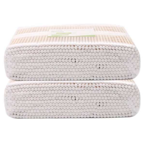 XXL Packaging 1000 Count Zip Bag Bamboo Cotton Swabs - Image 3