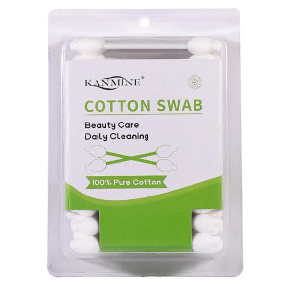Safety Tip Cotton Swabs 55 Count Blister Card Packaging - Image 3