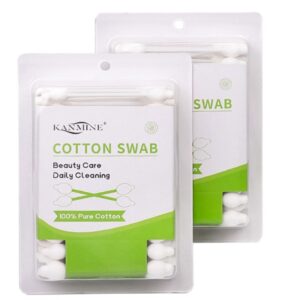 Safety Tip Cotton Swabs 55 Count Blister Card Packaging