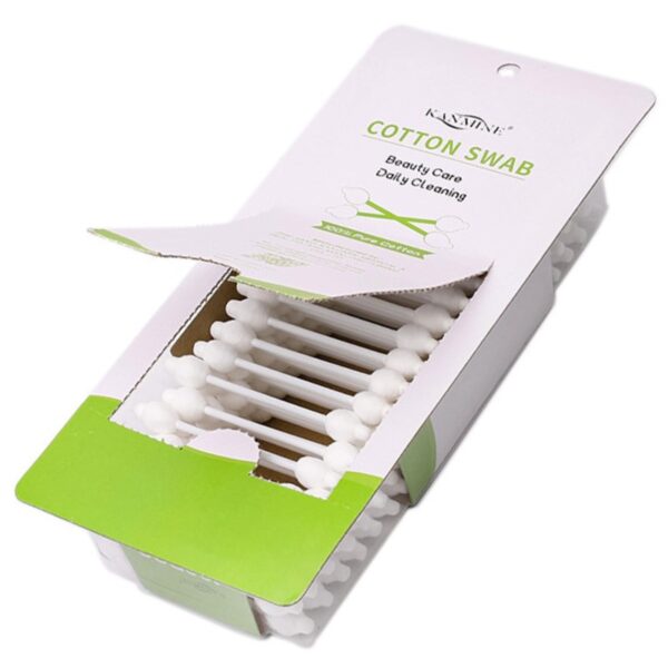 Safety Tip Cotton Swabs 100 Count Blister Card Packaging - Image 5