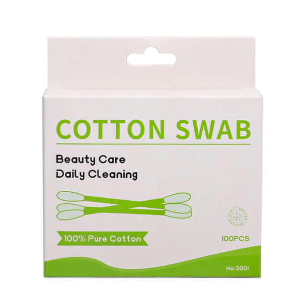 Custom Paper Box Bamboo Cotton Swabs (100 Count) - Image 4