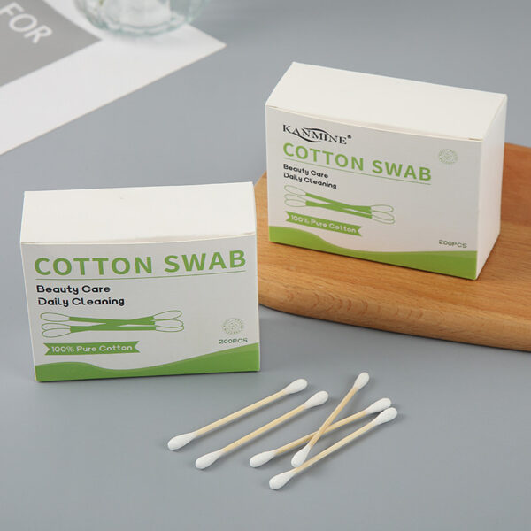 Custom Paper Box Bamboo Cotton Swabs (100/200 Count) - Image 7