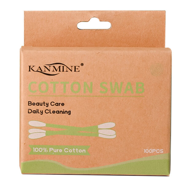 Custom Paper Box Bamboo Cotton Swabs (100 Count) - Image 5