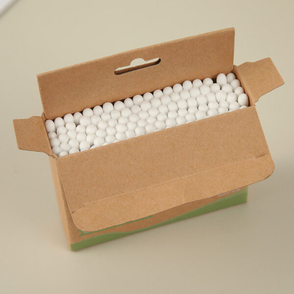 Custom Paper Box Bamboo Cotton Swabs (100 Count) - Image 2