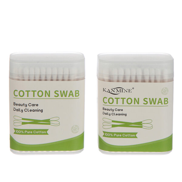 Custom Plastic Canister Bamboo Cotton Swabs (100/200 count) - Image 7