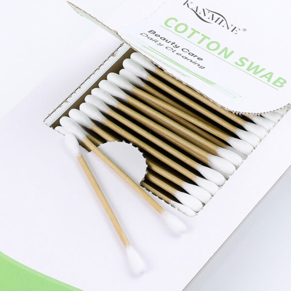 Brown Paper Stick Cotton Swabs with Blister Card Packaging (500/600 Count) - Image 9