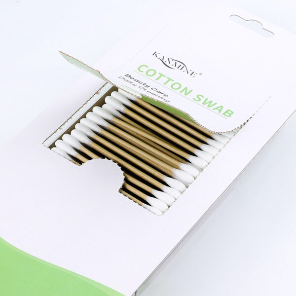 Brown Paper Stick Cotton Swabs with Blister Card Packaging (500/600 Count) - Image 8