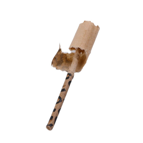 Leopard Print Paper Stick Cotton Swabs 200 Count in Plastic Canister - Image 8