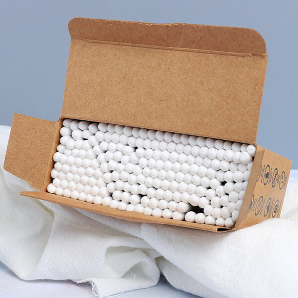 Biodegradable Bamboo Stick Cotton Swabs 200 Count - Image 2