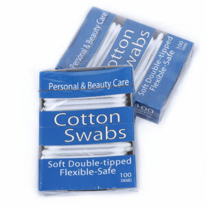 Cigarette Box Packaging Plastic Stick Cotton Swabs (100 Count)