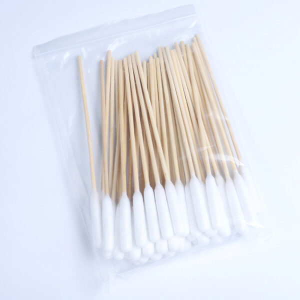 6 inch Big Cotton Tip Bamboo Stick Pet Use Cotton Swabs 50/100 Count - Image 4