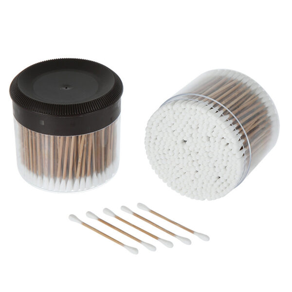 Plastic Box Packaging Carbonized Bamboo Stick Cotton Swabs 200 Count - Image 8