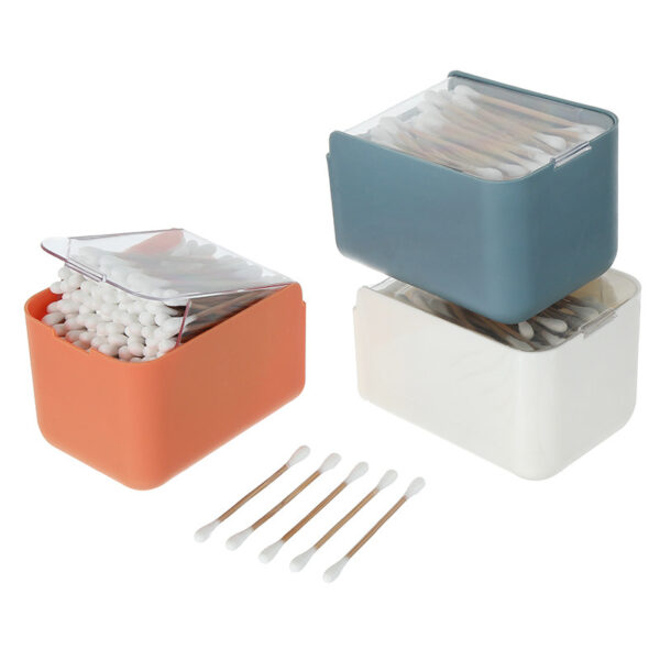 Foldable Plastic Box Packaging Carbonized Bamboo Stick Cotton Swabs 300 Count - Image 8
