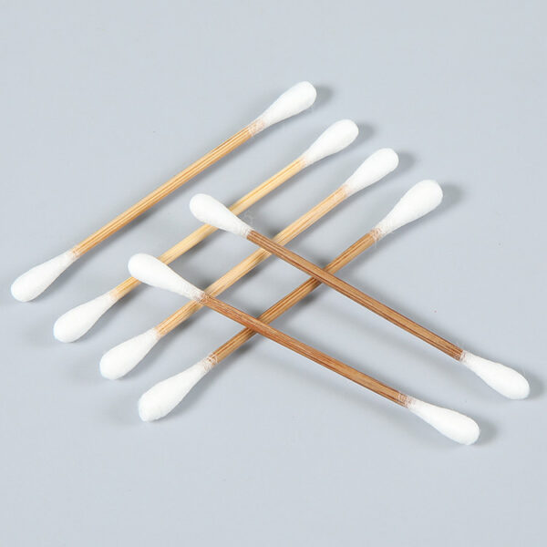 Mirror Lid Plastic Box Carbonized Bamboo Stick Cotton Swabs 100 Count - Image 10