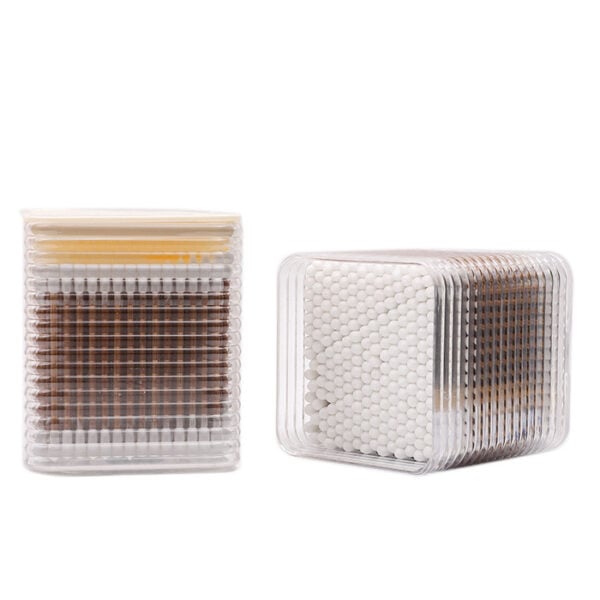 Plastic Box Packaging Carbonized Bamboo Stick Cotton Swabs 200 Count - Image 6
