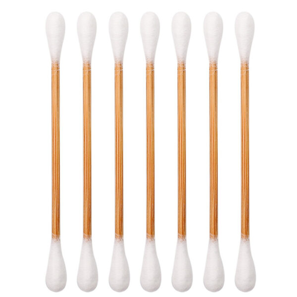 Plastic Box Packaging Carbonized Bamboo Stick Cotton Swabs 300 Count - Image 5