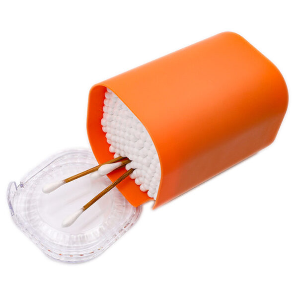 Plastic Box Packaging Carbonized Bamboo Stick Cotton Swabs 100 Count - Image 8