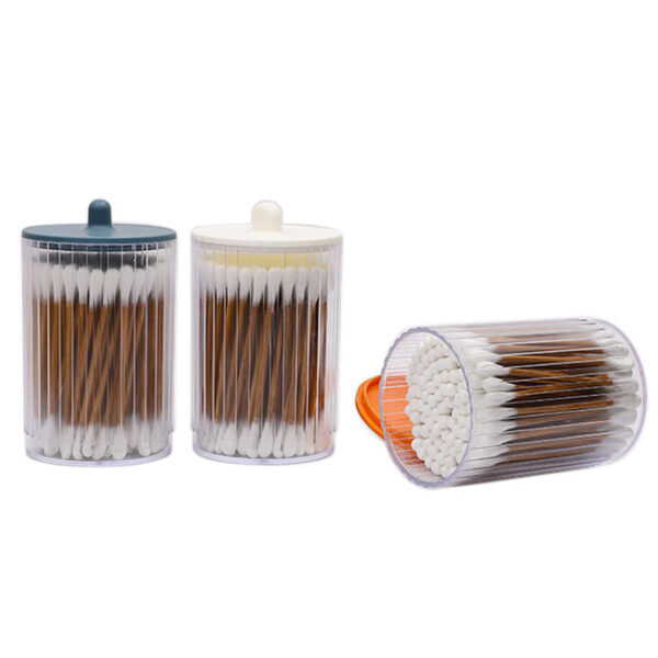 Ear Spoon Tip  Carbonized Bamboo Stick Cotton Swabs 100 Count in Plastic Canister - Image 8