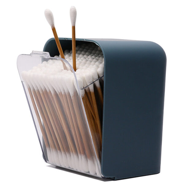 Foldable Plastic Box Packaging Carbonized Bamboo Stick Cotton Swabs 300 Count - Image 2