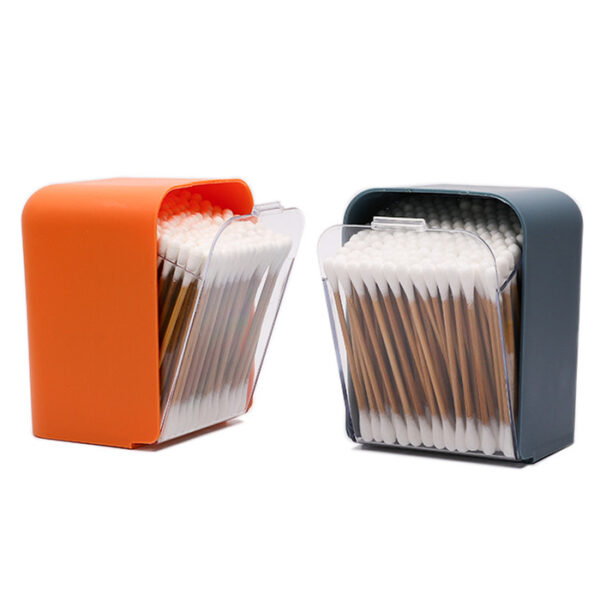 Foldable Plastic Box Packaging Carbonized Bamboo Stick Cotton Swabs 300 Count - Image 4