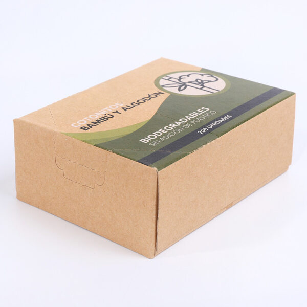 Tear-open Cardboard Box Bamboo Stick Cotton Swabs 200 Count - Image 5