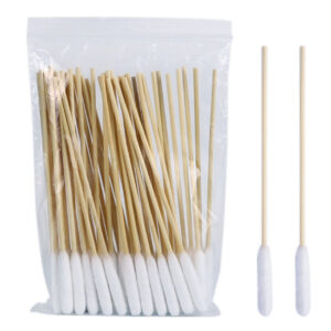 6 inch Big Cotton Tip Bamboo Stick Pet Use Cotton Swabs 50/100 Count