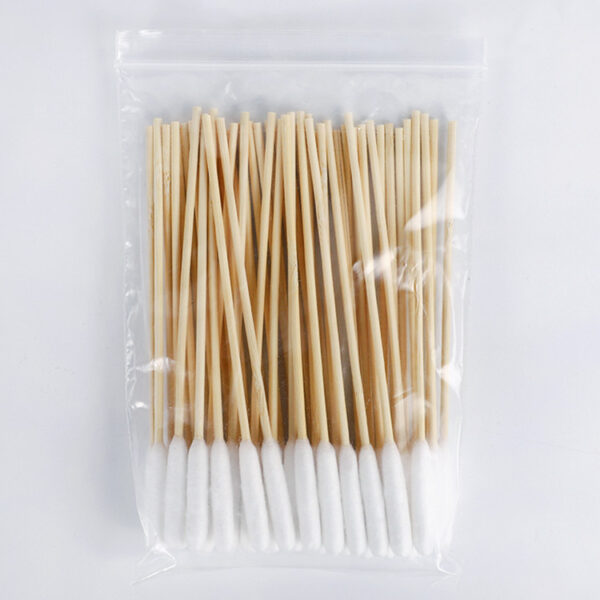 6 inch Big Cotton Tip Bamboo Stick Pet Use Cotton Swabs 50/100 Count - Image 5
