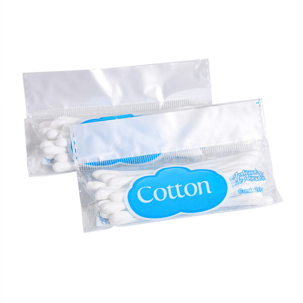 Custom Bamboo Cotton Swabs in Small Packs Attached to Cardboard (20 pcs/pack, 20 packs) - Image 4